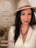 Natural Stone Purple Shell Pine Beads Roun necklace