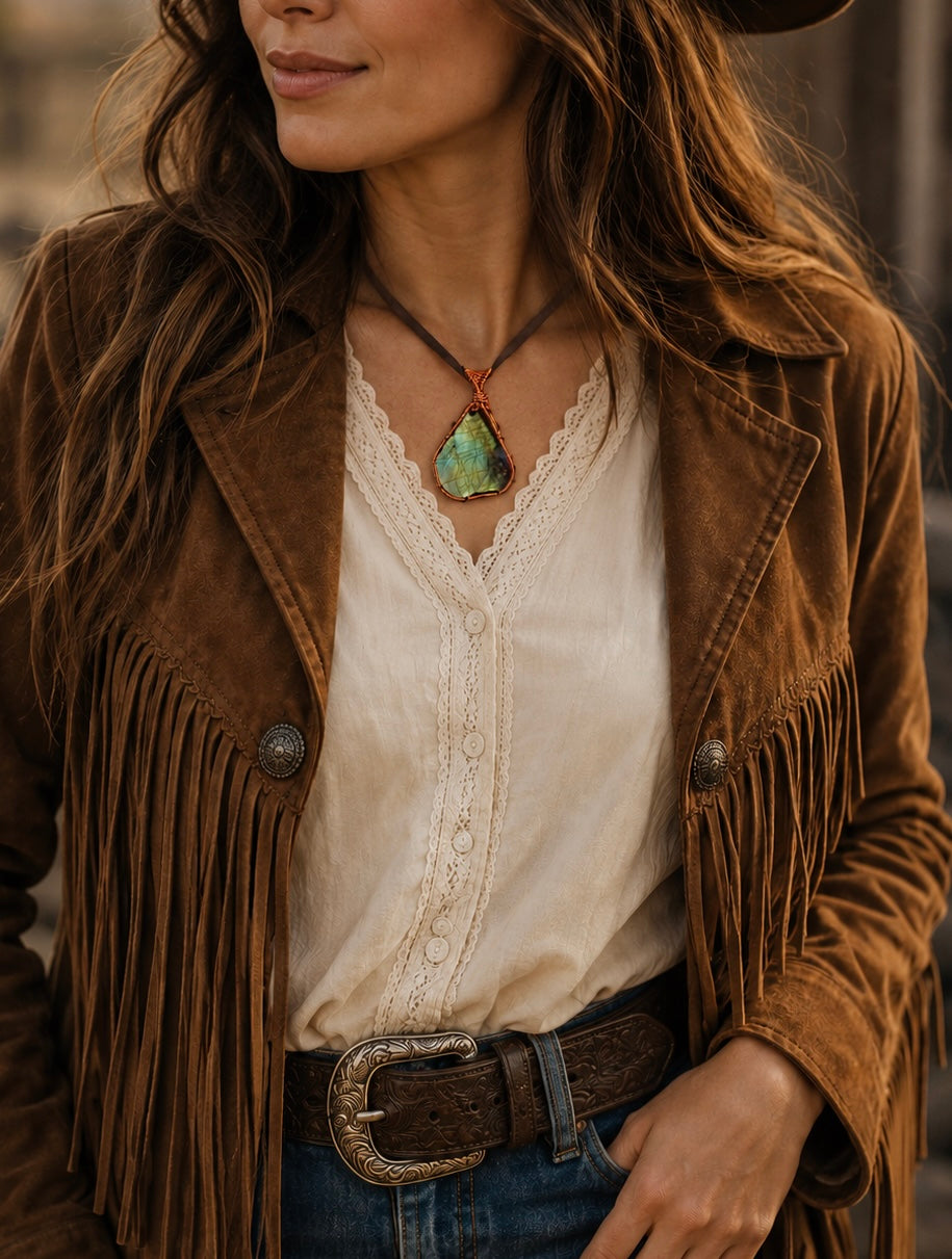 Stunning Labradorite pendant
