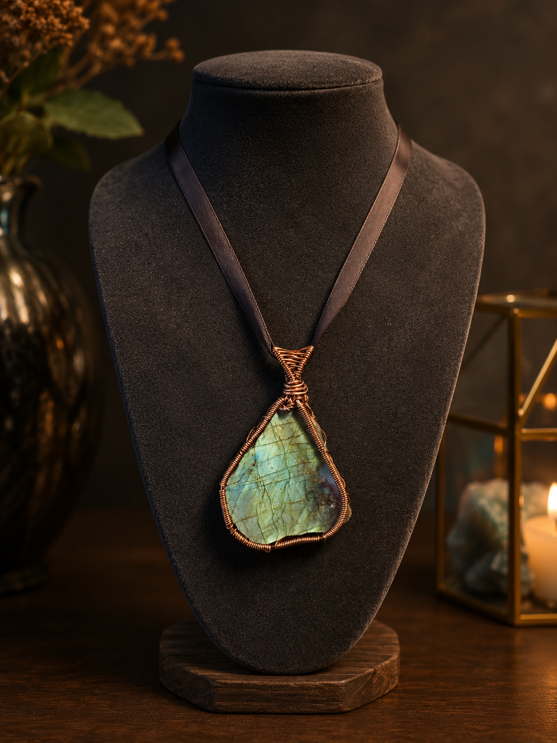 Stunning Labradorite pendant