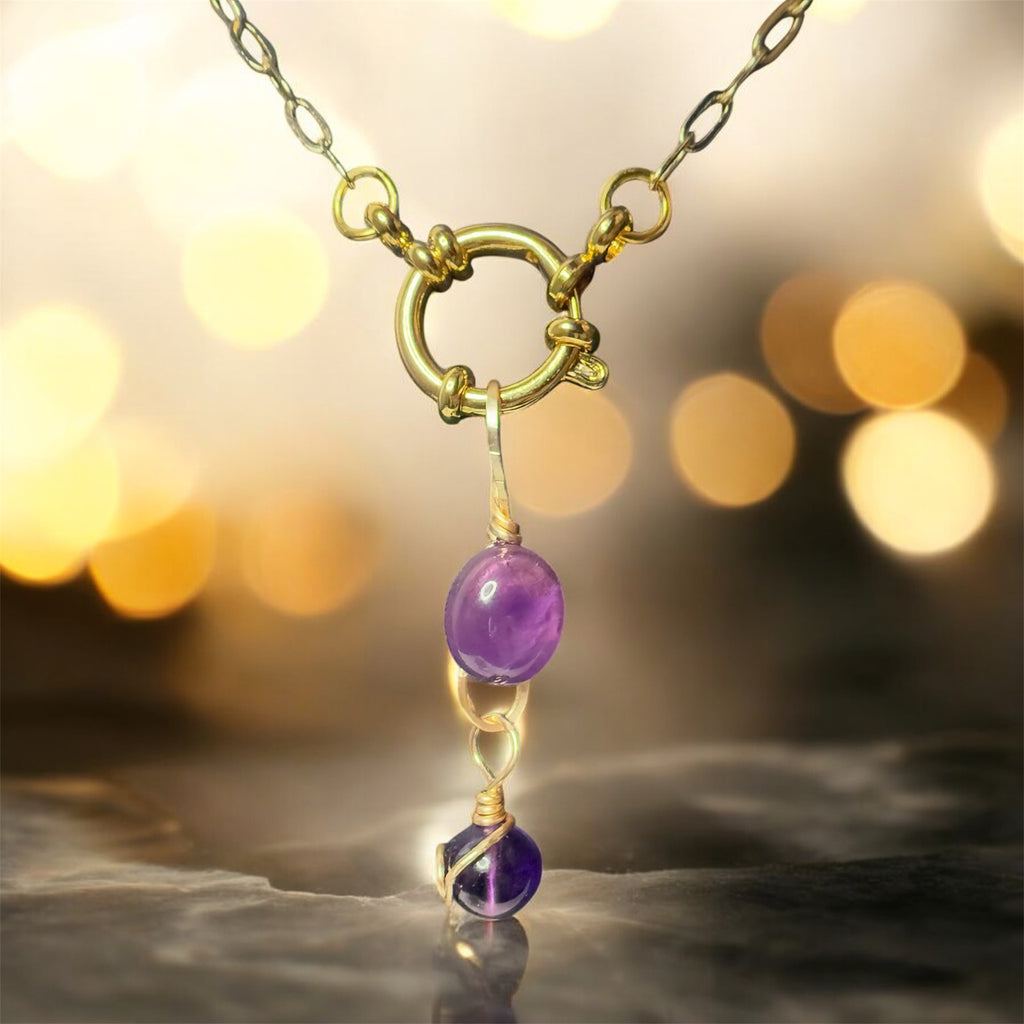 Amethyst necklace