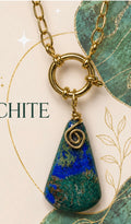 Azurmalachite necklace