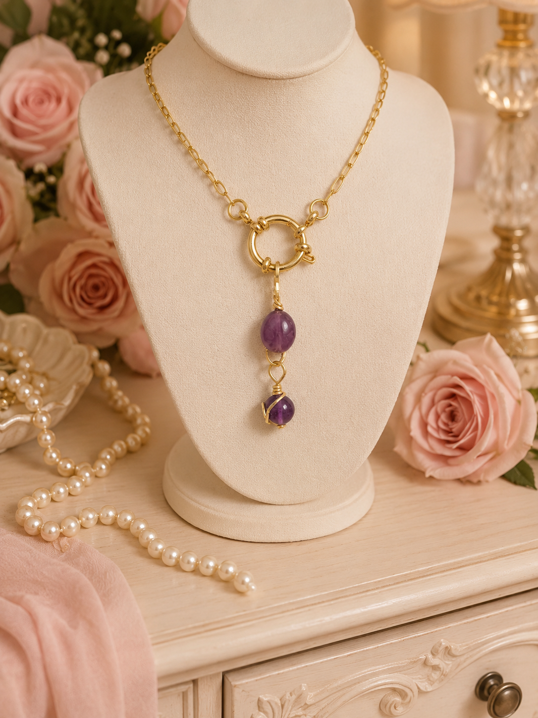 Amethyst necklace